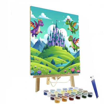 Fantasy Dragon Land Paint By Numbers Kits