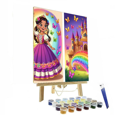 Royal Princess Castle Painting By Numbers Kit