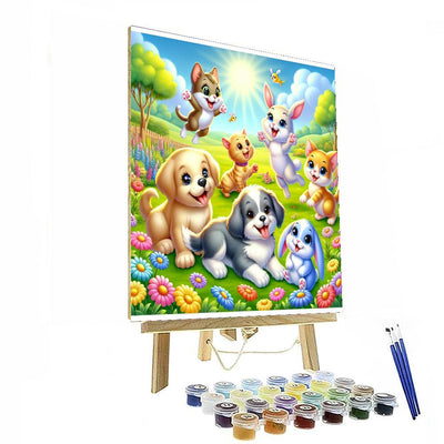 Pet Paradise Adventure Paint By Color