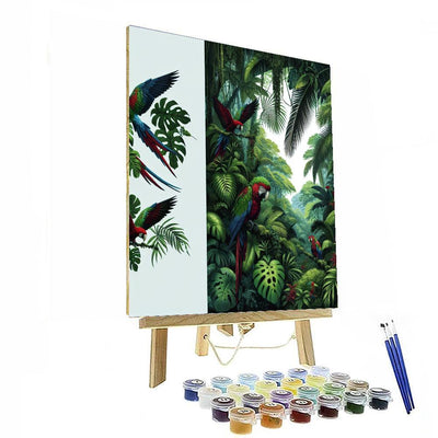 Tropical Jungle Journey Painting By Numbers Kit