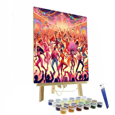 Vibrant Carnaval Celebration Paint By Color