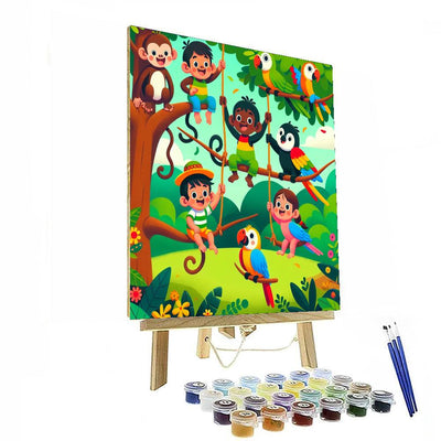 Wild Jungle Escape Paint By Numbers Kits