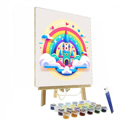 Floating Fairy Castle Paint By Number