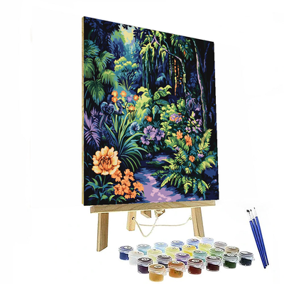 Salvador Dali Inspired Dali's Ethereal Garden  Paint By Numbers Kits