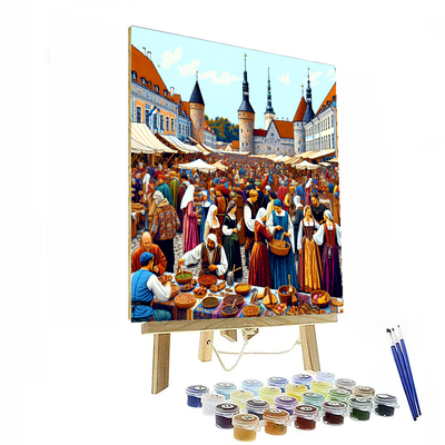 Tallinn Old Town Days - Estonia Numbered Painting Kits