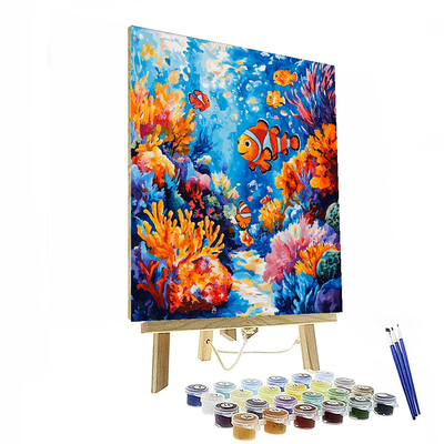 Finding Nemo's Coral Reef Journey - Disney Inspired Paint By Numbers Kits