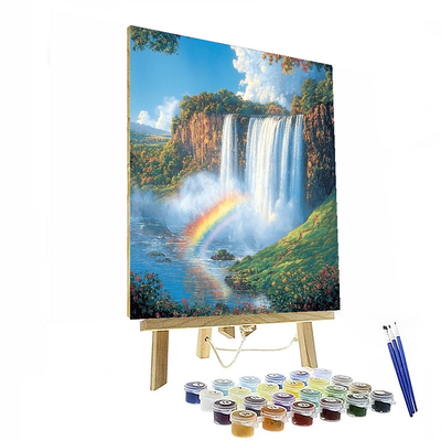 Victoria Falls - Zambia/zimbabwe Painting By Numbers Kit