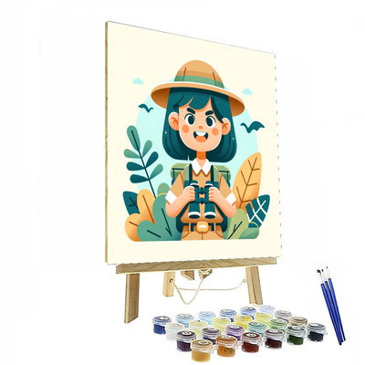 Adventurous Jungle Explorer Paint By Numbers Kits