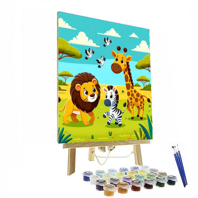 Safari Animal Expedition Paint By Color