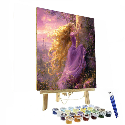 Rapunzel's Tower Escape Creation Kit - Disney Inspired DIY Paint By Numbers