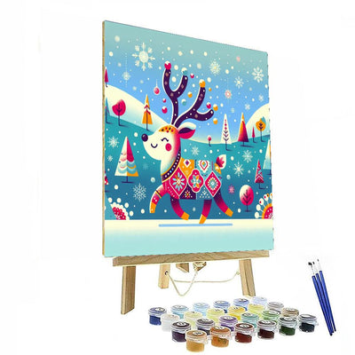 Happiest Holidays Paint By Numbers