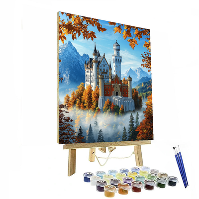 Neuschwanstein Castle - Bavaria, Germany Numbered Painting Kits