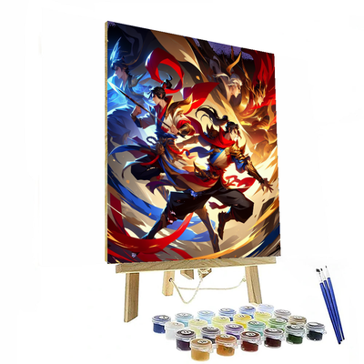 Marvel Heroes Assemble Paint By Color