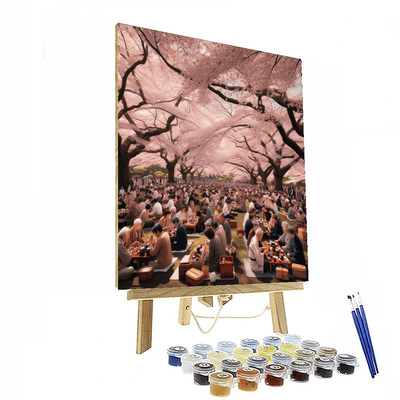 Hanami Festival - Japan Paint By Numbers Art