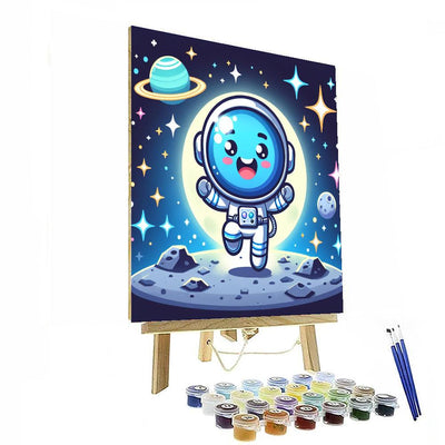 Adventurous Moon Explorer DIY Paint By Numbers