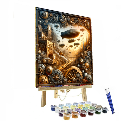 Steampunk Voyage Paint By Color