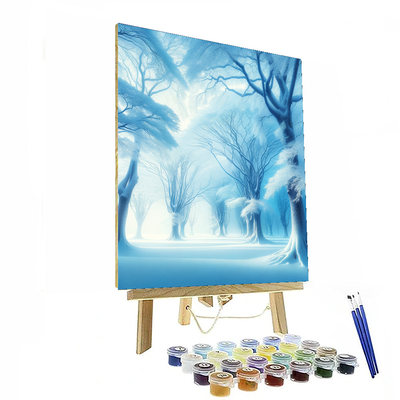 Winter's Tranquil Embrace DIY Paint By Numbers