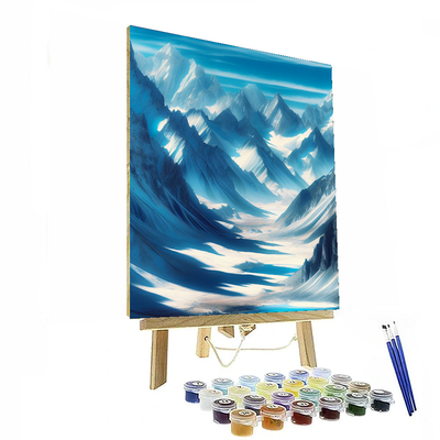 Snow-capped Mountain Majesty Paint By Numbers