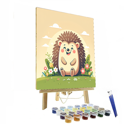 Silly Hedgehog Numbered Painting Kits