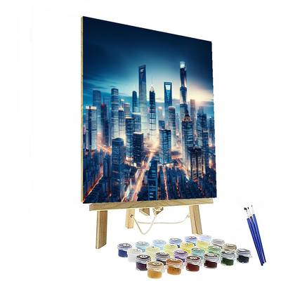 Urban Skyline Elegance Paint By Numbers Kits