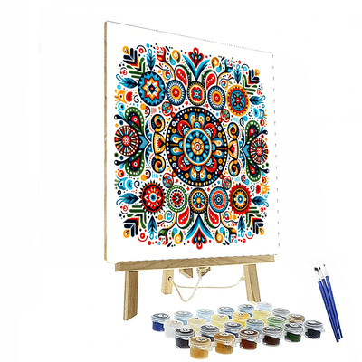 Folk Art Fiesta Paint By Number