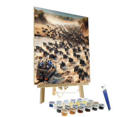 The Great Migration - Tanzania Paint By Numbers Art