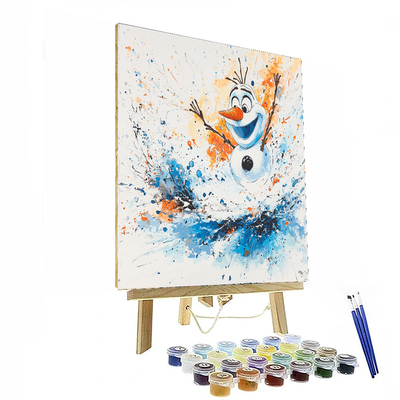 Olaf's Snowy Adventures - Disney Inspired Paint By Numbers Kits