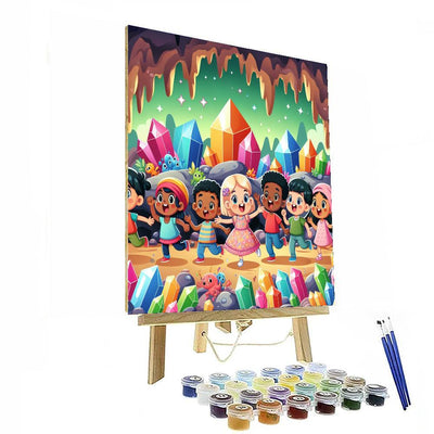 Colorful Caves Painting By Numbers Kit