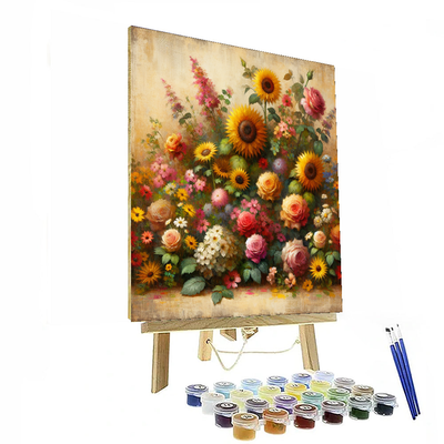 Aromatic Garden Splendor Number Painting