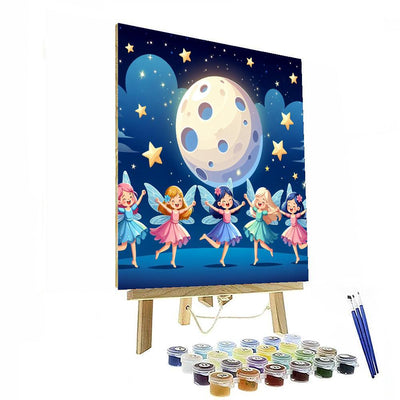 Dancing Fairies In The Moonlight Paint By Number