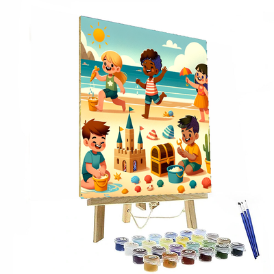 Seaside Treasure Hunt Painting By Numbers Kit