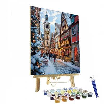 Rothenburg Ob Der Tauber Painting By Numbers Kit