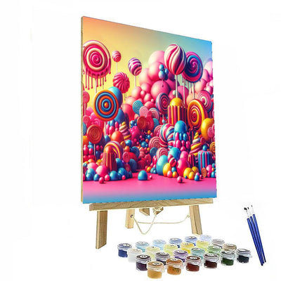 Whimsical Candyland Dream Paint By Numbers