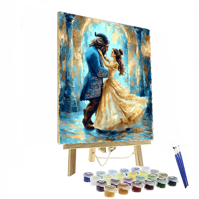 Belle And The Beast's Enchanted Dance - Disney Inspired Paint By Numbers Kits