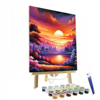 Twilight Symphony Landscape Paint By Numbers