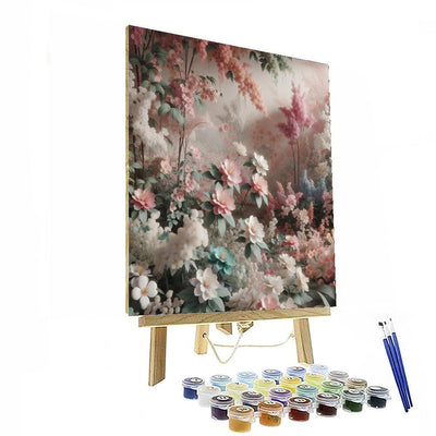 Floral Whisper Elegance Number Painting