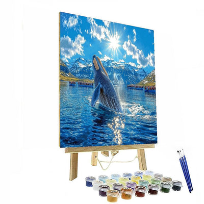 Whale Watching In Akureyri Painting Number Kit