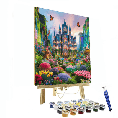 Magical Castle Garden Numbered Painting Kits