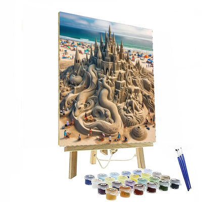 International Sand Sculpting Festival - Usa Painting By Numbers Kit