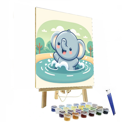 Bubbly Elephant Paint By Color