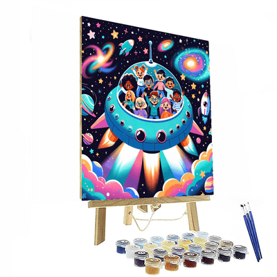 Cosmic Odyssey Exploration Painting By Numbers Kit