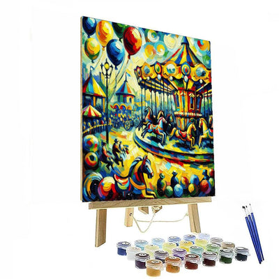 Vivid Carnival Delight Paint By Numbers