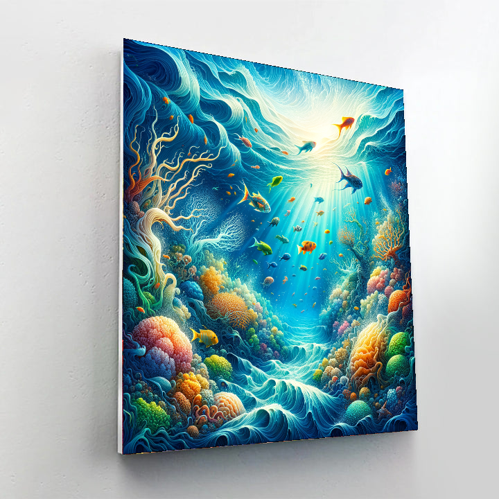 Enchanting Underwater World - DIY Painting By Numbers Kit – Artistry Rack