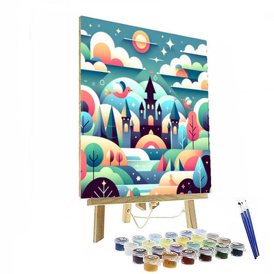 Charming Fairy Tale Land Paint By Color