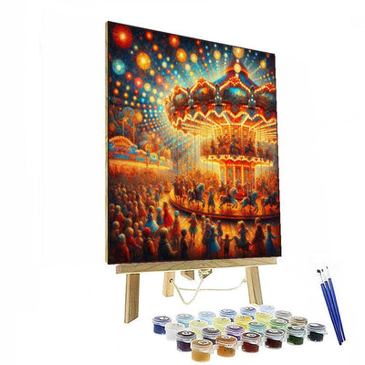 Vivid Carnival Nights Painting Number Kit