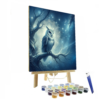 Fantasy Owl Night Numbered Painting Kits