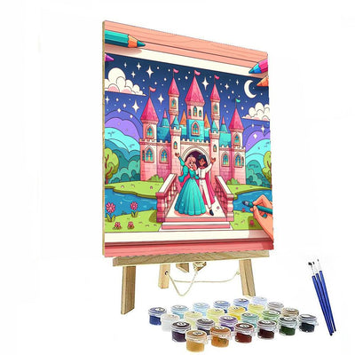 Fairy Tale Castles DIY Paint By Numbers