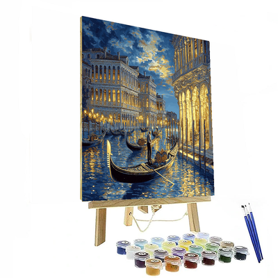 Canaletto Inspired Timeless Venice  DIY Paint By Numbers