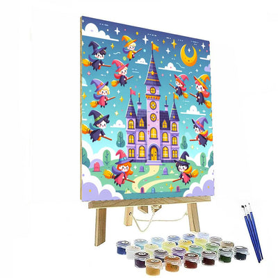 Wizard School Adventure Painting Number Kit