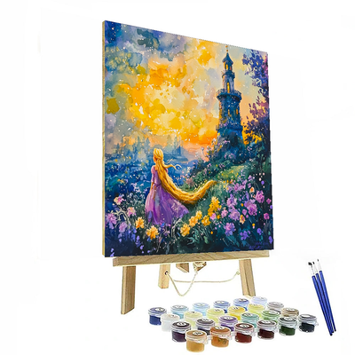 Rapunzel's Magical Moment - Disney Inspired Painting By Numbers Kit